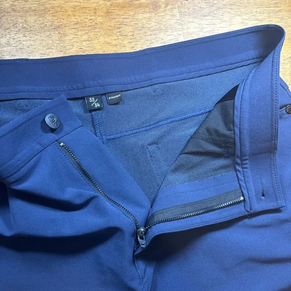 Public Rec Dealmaker Pants Mens 33X34 Straight Leg Navy Blue - Picture 7 of 16